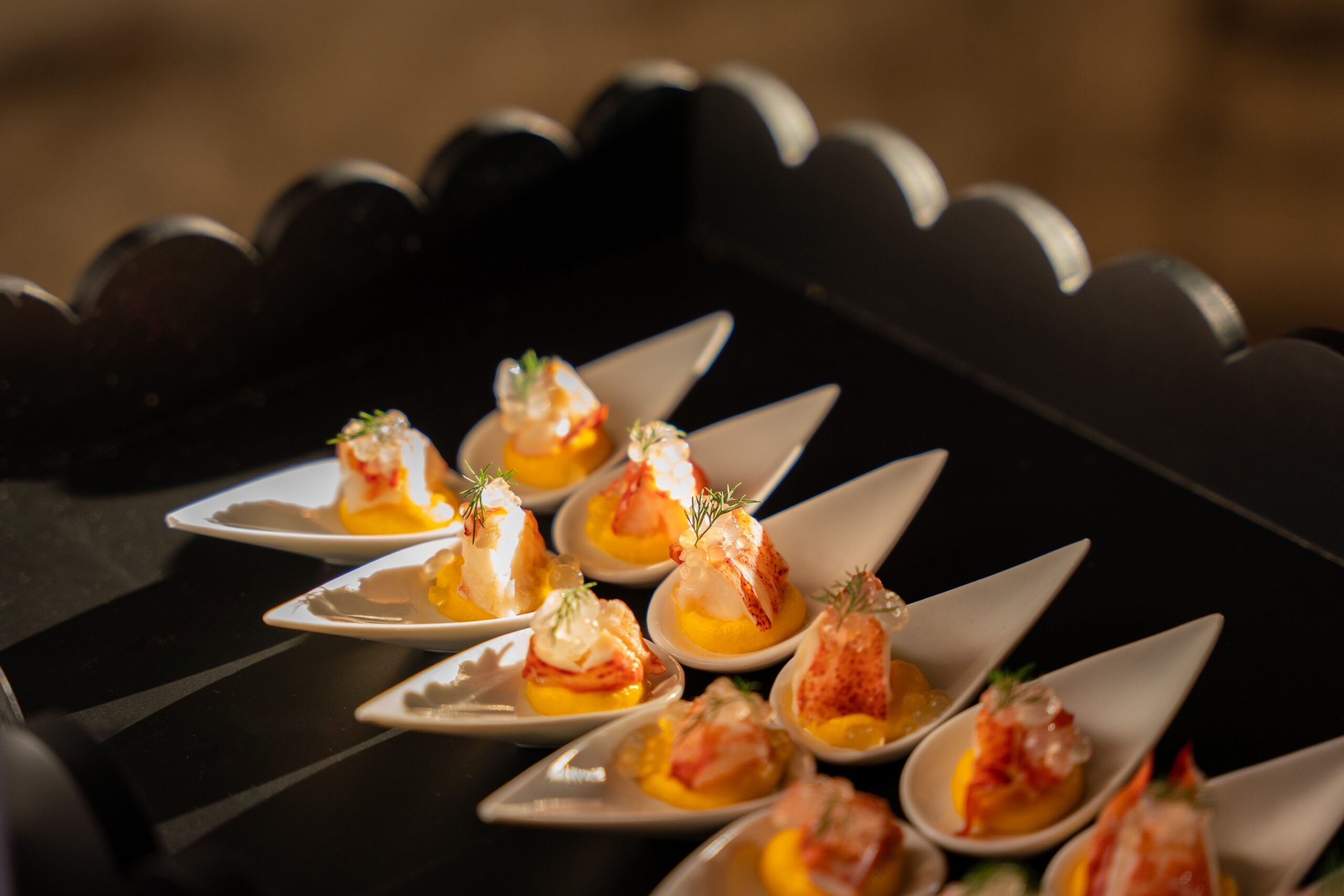 Canapes catering for high end events